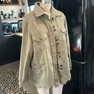 Free People army jacket size S